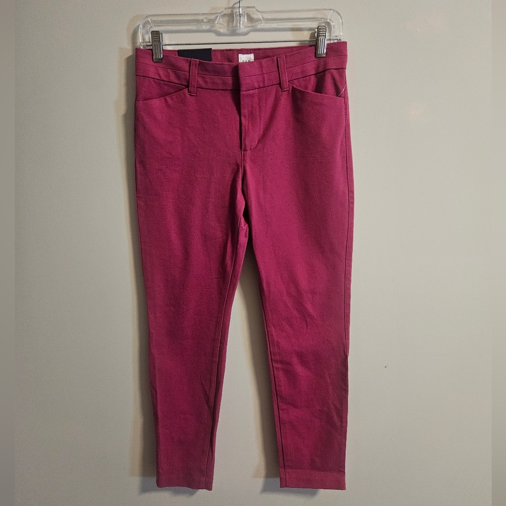 Gap Pink Slim City Crop Pants Size 2 NWT